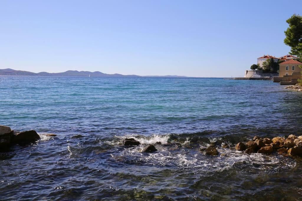 Seafront Beach Apartment - Directly At The Beach Zadar Extérieur photo
